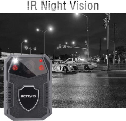 Camera video corporala Body Camera, 21MP, HD 1080P, Nightvision IR, detectare miscare, camp vizual 150°, baterie 2650 mAh, impermeabila IP54