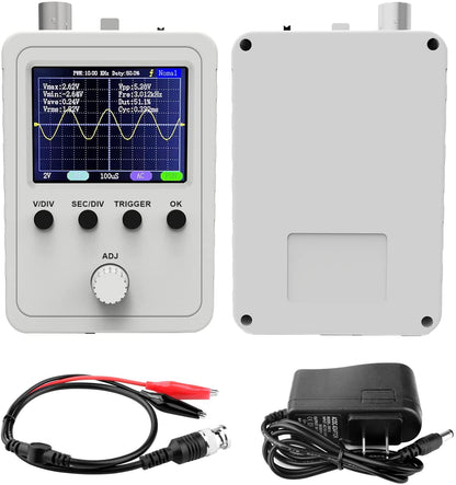 Osciloscop digital cu ecran 2,4 inch, 1 canal analogic, latime banda 0 - 200 kHz, Quimat DSO138