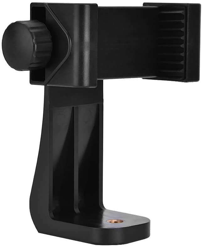 Trepied portabil pentru telefon, suport smartphone reglabil, compact si pliabil, negru