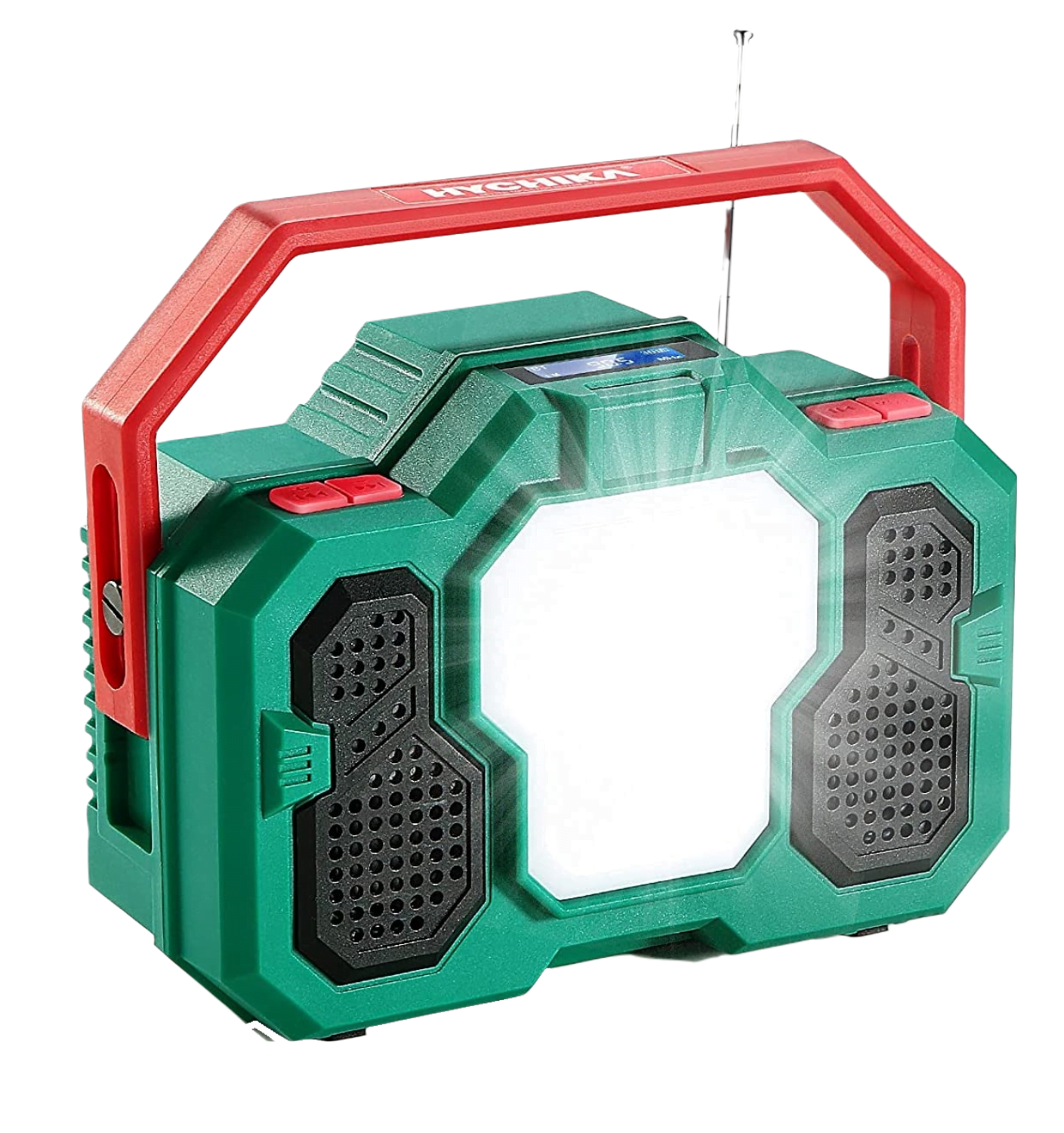 Radio camping portabil cu Bluetooth, lanterna LED 1500 Lm, powerbank 8000 mAh cu port USB, pentru calamitati naturale, drumetii, santier