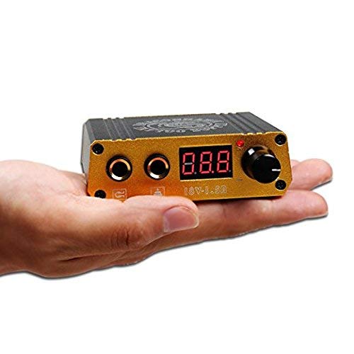 Sursa de alimentare LCD pentru aparat de tatuaj, cu pedala si cablu alimentare, Dragonhawk