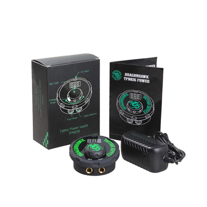 Sursa de alimentare pentru aparat de tatuaj RCA, reglabila, mod de lucru dual, stabilitate ridicata, Dragonhawk Airfoil Tattoo P087
