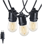 Ghirlanda luminoasa LED, 15 m, cu 15 becuri E27 S14, 12 V, 2700 K, impermeabil IP65, Clasa de energie  A+++