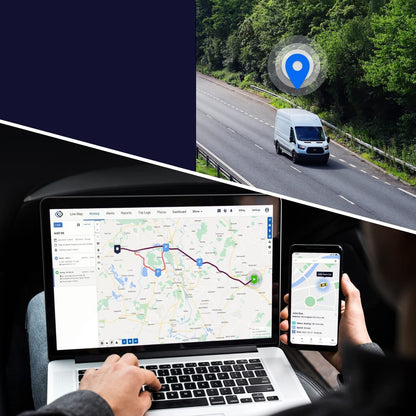 Tracker GPS auto, cu geo-fencing, alarma de miscare, starea bateriei, alarma de viteza, SIM integrat, urmarire live prin aplicatie