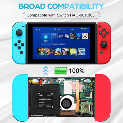 Acumulator HAC-003 4550 mAh compatibil cu Nintendo Switch HAC-001, baterie cu set de scule pentru instalare