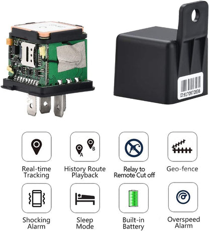 Localizator GPS, Tracker mini ST-907, Forma releu, oprire motor de la distanta, antene GSM si GPRS incorporate, geo-fencing, urmarire in timp real, istoric ruta, alarma de depasire viteza