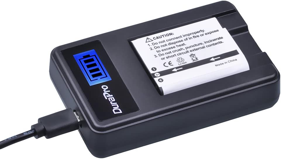 Set 2 acumulatori LI-90B 1270 mAh si incarcator cu display LCD pentru Olympus Tough TG-5, TG Tracker, SH-1, SH-2, SP-100 IHS, Tough TG-1 iHS, Tough TG-2 iHS, Tough TG -3, Camera Tough TG-4,SH60, XZ-2 iHS