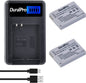 Set de 2 acumulatori NB-5L 1400 mAh cu incarcator cu display LCD pentru Canon NB-5L si Canon PowerShot SX230, SX220, S100, S110, SD700 is, SD790 is, SD800 is, SD850 is, SD870 is