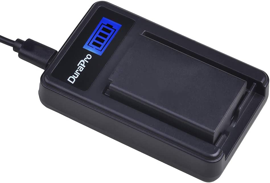 Set de 2 acumulatori EN-EL20 1200 mAh cu incarcator cu display LCD pentru Nikon EN-EL20, EN-EL20a, Nikon Coolpix P1000, Nikon 1 J1/1 J2/1 J3/1 S1/1 V3