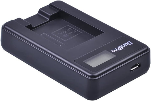 Set de 2 acumulatori EN-EL19 1200 mAh cu incarcator cu display LCD pentru Nikon Coolpix S2600 S2700 S3100 S3500 S4100 S4150 S4400 S5200 S6400 S6900
