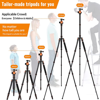 Trepied 2 in 1 monopied cu cap bila 360°, 59-195 cm (205 cm monopied), incarcare maxima 10 kg, cu 2 placute eliberare rapida, din aluminiu, cu geanta de transport