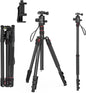 Trepied 2 in 1 monopied 59-180 cm, cu cap bila 360°, 3 suruburi mama 1/4", placa cu eliberare rapida si suport telefon, sarcina utila 15 kg, Smallrig