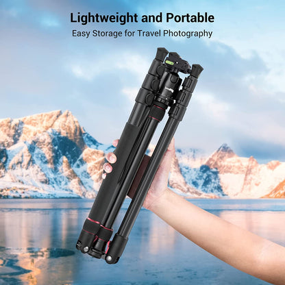 Trepied 2 in 1 monopied 59-180 cm, cu cap bila 360°, 3 suruburi mama 1/4", placa cu eliberare rapida si suport telefon, sarcina utila 15 kg, Smallrig
