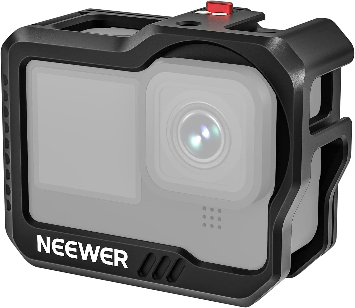 Kit video rig pentru GoPro Hero11 /Hero10 /Hero9, cage din aluminiu cu filet 1/4 inch si montura cold shoe mount, Neewer ST46