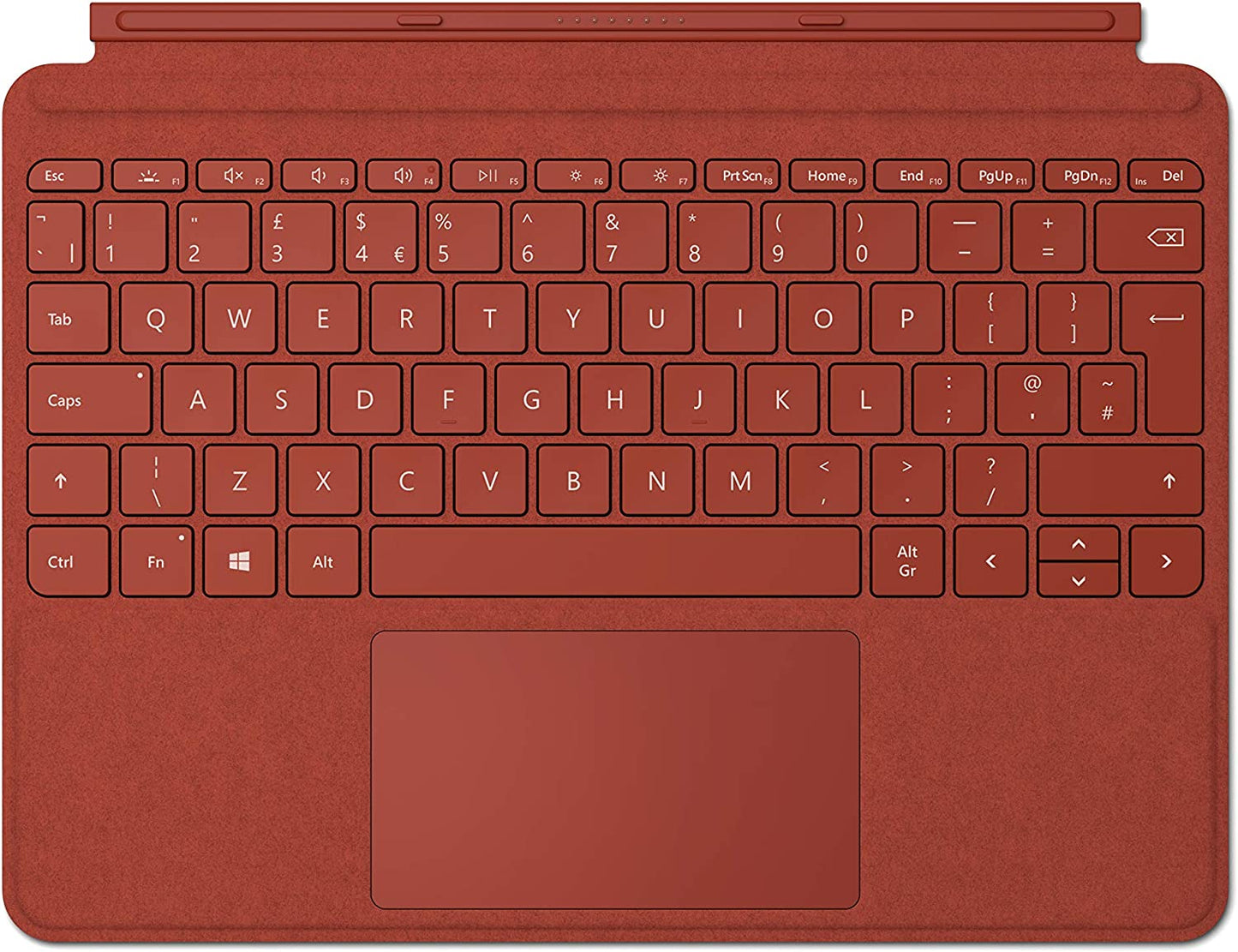 Tastatura Microsoft Surface Go 3 2021, Go 2 2020, Surface Go 2018 Type Cover, Rosu mac