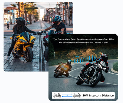 Sistem de comunicare moto cu Bluetooth 5.0, single pack, functie anulare zgomot, pana la 15h de functionare, 2 tipuri de microfoane, raza de actiune 30m, Wayxin T2