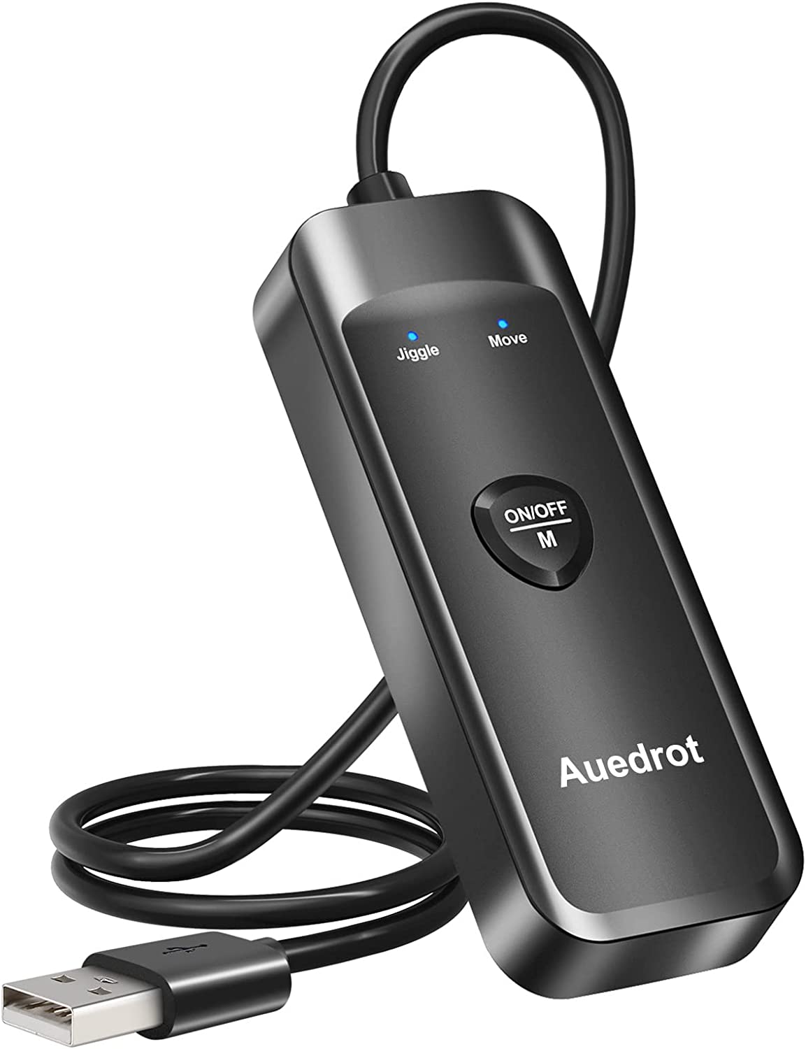 Mouse jiggler USB cu 2 moduri de miscare a cursorului, Plug & Play, cu buton pornit/oprit, fara driver