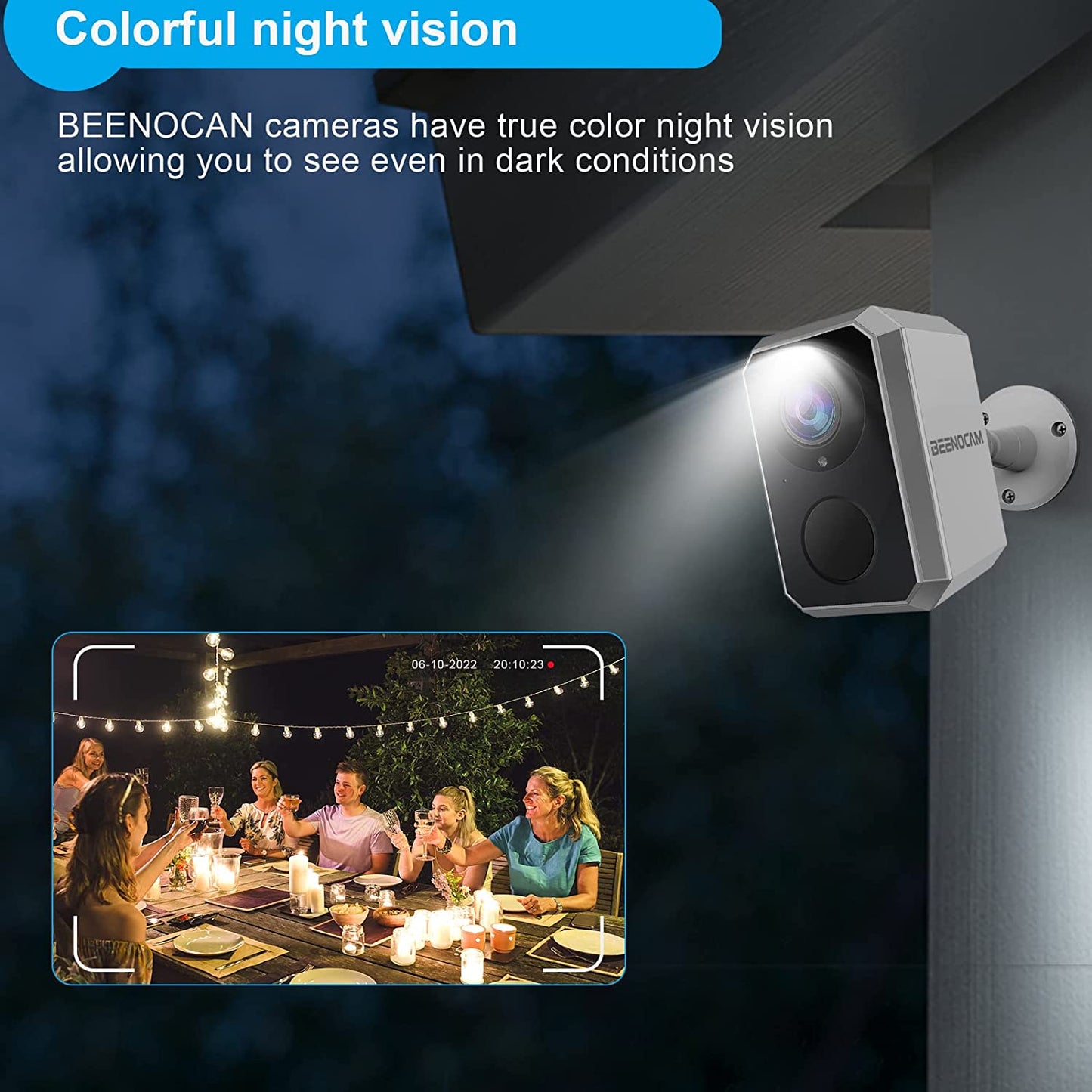 Camera de supraveghere WiFi cu panou solar, HD 1296P, nightvision, detectie de miscare PIR, impermeabila IP66, sunet bidirectional, alarma, control prin aplicatie