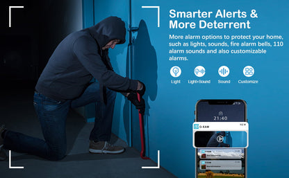 Camera de supraveghere WiFi cu panou solar, HD 1296P, nightvision, detectie de miscare PIR, impermeabila IP66, sunet bidirectional, alarma, control prin aplicatie