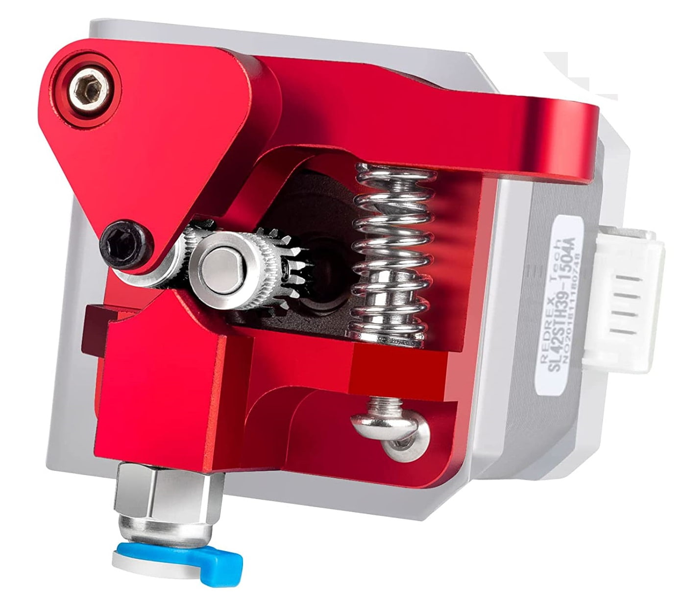 Extruder imprimata 3d, Dual Gear, din metal, cu arc de tensionare, pentru Ender 3 V2, Ender 3 Pro, Ender 3 Neo Series, Ender 5 Series, CR10, Voxelab Aquila 3D Printer, TPU acceptat
