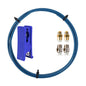 Tub teflon de 1m, pentru filament 1.75 mm de imprimanta 3D, furtun PTFE cu fitinguri pneumatice 2 x PC4-M6 si 2 x PC4-M10 si taietor de tub, pentru Ender 3/3 Pro/5/CR-10/10S