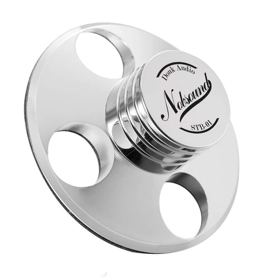 Stabilizator disc vinyl, puck metalic pentru pick-up Nobsound STB-01, argintiu