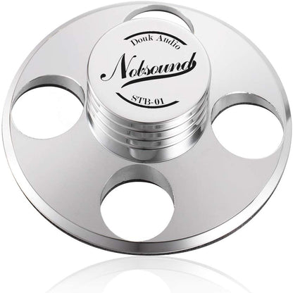 Stabilizator disc vinyl, puck metalic pentru pick-up Nobsound STB-01, argintiu