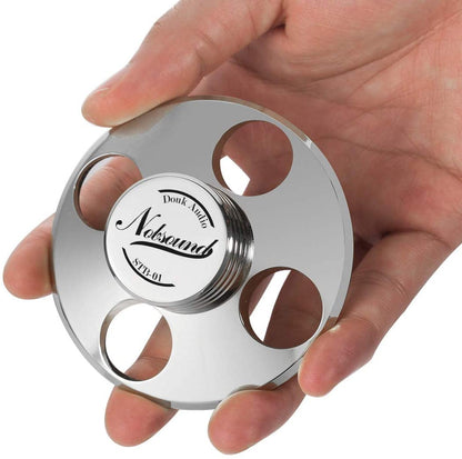 Stabilizator disc vinyl, puck metalic pentru pick-up Nobsound STB-01, argintiu