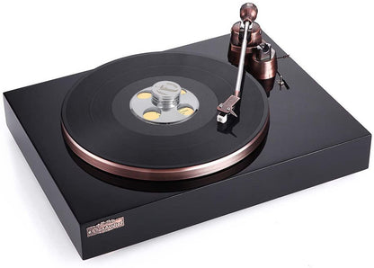Stabilizator disc vinyl, puck metalic pentru pick-up Nobsound STB-01, argintiu