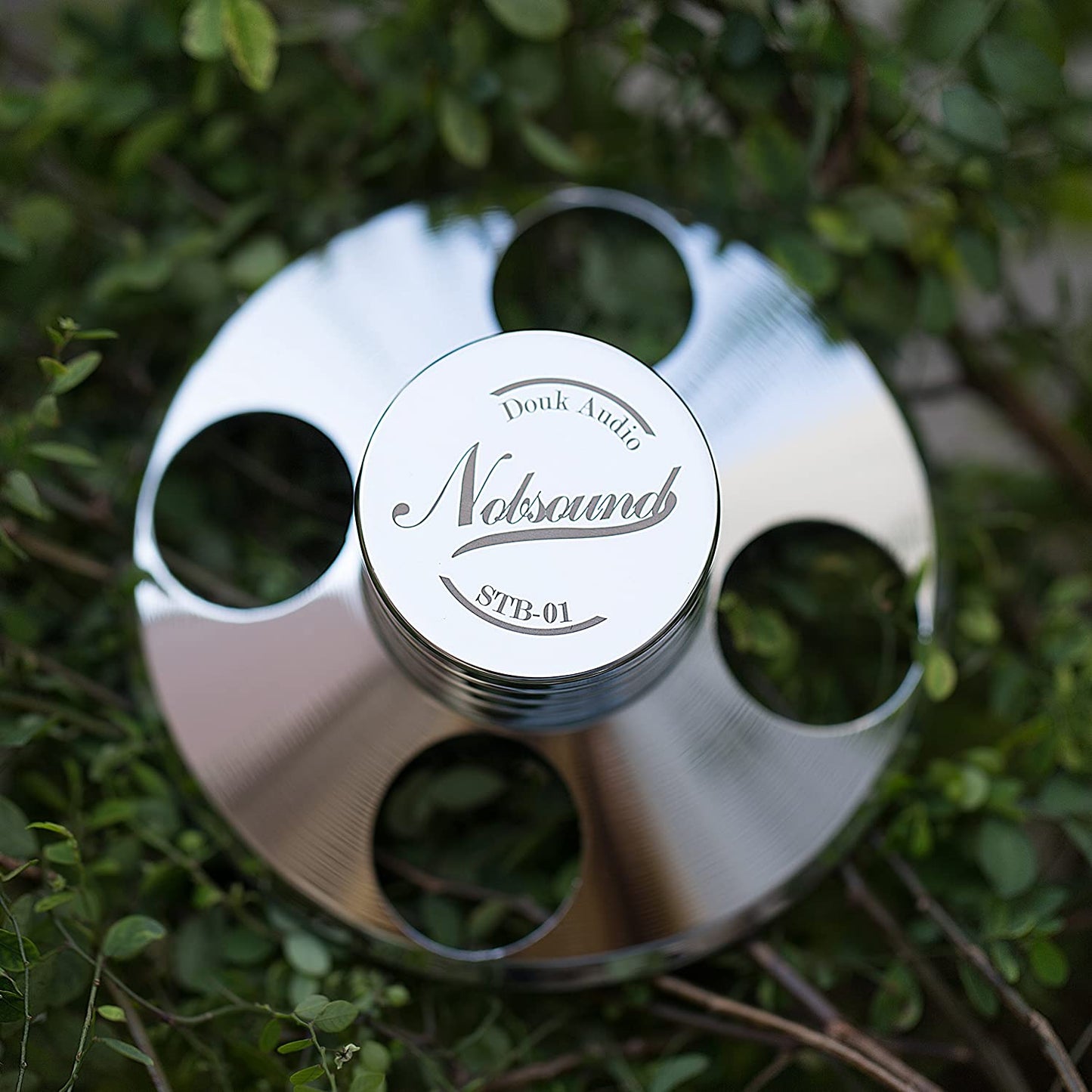 Stabilizator disc vinyl, puck metalic pentru pick-up Nobsound STB-01, argintiu