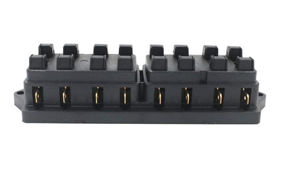 Set panou sigurante auto cu 8 iesiri, 12-32V, de la 1 la 40A, cu 10 sigurante intre 3 si 40A, cu 16 conectori auto si capac de protectie, pentru masina, barca, rulota, autoutilitara