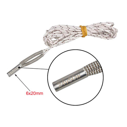 Set incalzitor ceramic 24V 50W HT-NTC100K hotend pentru extruder imprimanta 3D, 4 bucati fiecare