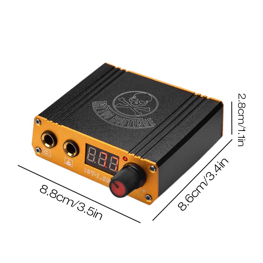 Sursa de alimentare LCD pentru aparat de tatuat, 23W 18V, voltaj reglabil, cu carcasa metalica, dimensiuni reduse, Atomus