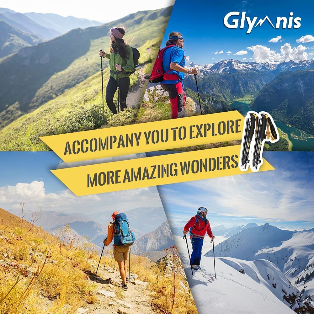 Set 2 bete de trekking pliabile, ajustabile 110 cm - 130 cm, din aliaj de aluminiu, cu maner din spuma, husa de depozitare si transport, cu accesorii
