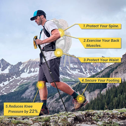 Set 2 bete de trekking pliabile, ajustabile 110 cm - 130 cm, din aliaj de aluminiu, cu maner din spuma, husa de depozitare si transport, cu accesorii
