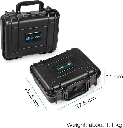 Geanta de depozitare si transport pentru drona DJI Mini 2 si acesorii Mavic Mini 2, cu exterior dur din PP si interior din burete elastic, neagra