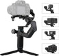 Sistem stabilizare imagine 4 in 1, stabilizator Gimbal cu 3 axe, display 1.3 inch, Fast Charge, rotita multifunctionala, incarcare pana la 1.2 kg, pentru camera de actiune, GoPro, smartphone, camera video, Scorp Mini