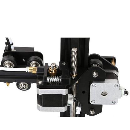 Set 10 roti cu rulment pentru imprimanta 3D, 24/10.2 mm, roata cu rulare Fante in V, R142, negru pentru Creality Ender 3, CR-10, CR-10S
