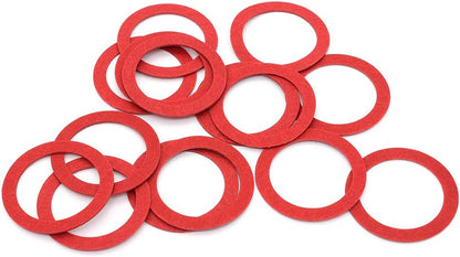 Set 600 garnituri fibre artificiale, 12 dimensiuni saibe, cu cutie depozitare, rosii