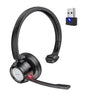 Casca Call Center Wireless cu microfon, Bluetooth 5.0, functie de reducere a zgomotului, pentru PC si telefon, Skype, Zoom