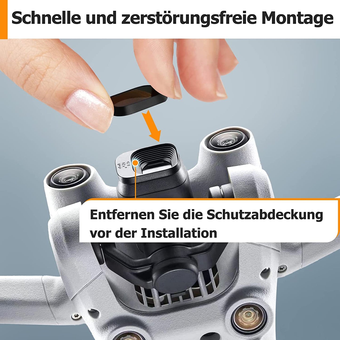 Set 6 Filtre pentru drona ,ND64, ND32, ND8, ND16, UV, CPL, impermeabile, compatibil cu DJI Mini 3, DJI Mini 3 Pro