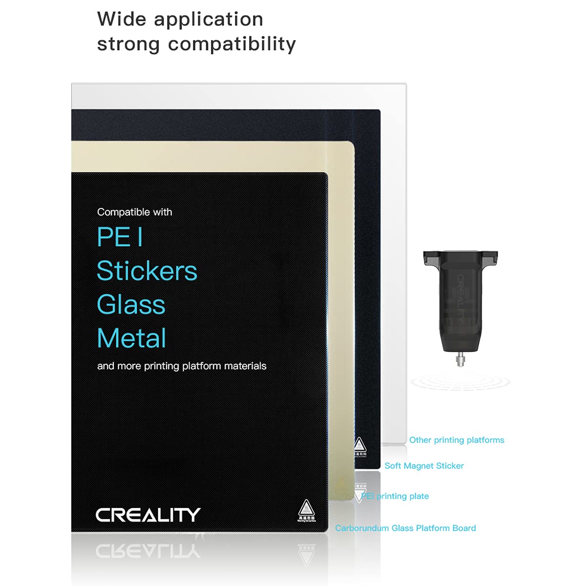 Creality Kit senzor de nivelare automata Creality CR Touch cu conector cu fir de 1 m si bracket montare, pentru Ender 3 / Ender 3 Pro / Ender 3 V2 / Ender 3 Max / Ender 5 / si Seriile CR 10