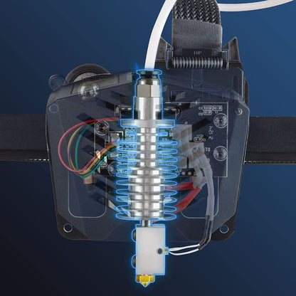 Cap de imprimare Vyper Hotend V5 24V, cu tub de teflon, duza de 0.4 mm, plug and play, pentru ANYCUBIC Vyper, Kobra Max si Kobra Plus