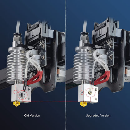 Cap de imprimare Vyper Hotend V5 24V, cu tub de teflon, duza de 0.4 mm, plug and play, pentru ANYCUBIC Vyper, Kobra Max si Kobra Plus