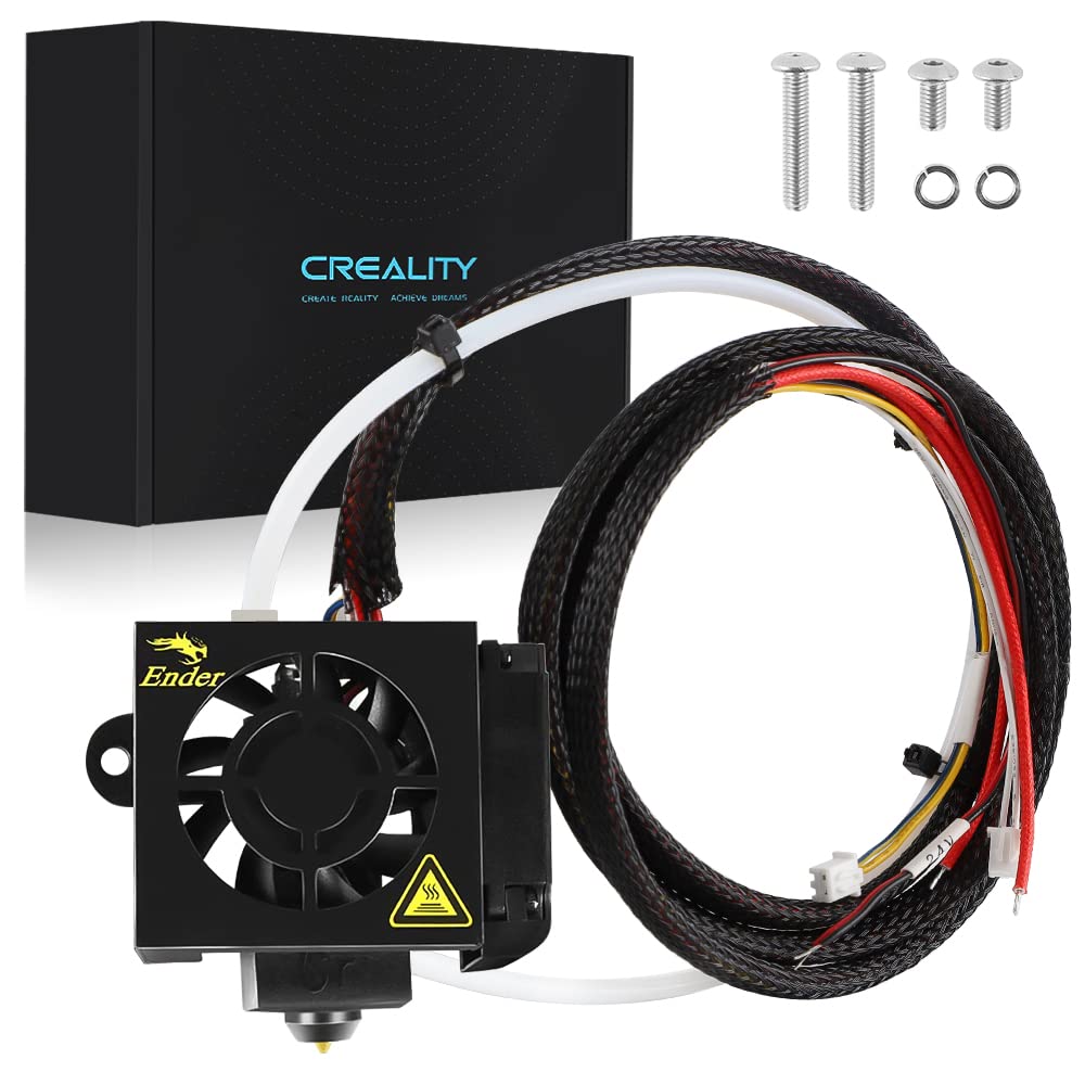 Kit Hotend complet cu ventilator dual, cap de printare, tub de teflon, conectori, suruburi, pentru Ender 3 / Ender 3 Pro / Ender 3S, Creality