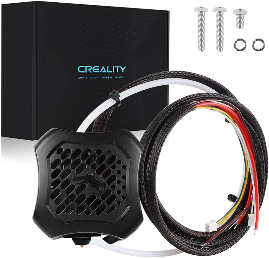 Kit Hotend complet, cu extruder imprimanta 3D, ventilator, tub PTFE Capricorn, termistor, pentru Creality Ender 3, Ender 3 Pro si Ender 3S