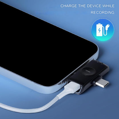 Set 2 microfoane lavaliera pentru iPhone, iPad si Android, sunet omnidirectional 360º, cu statie de incarcare, plug & play, sistem reducere zgomot, wireless 2.4G, indicator nivel baterie, incarcare USB-C, portabil, negru