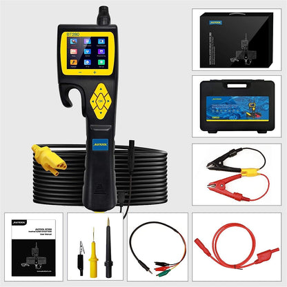Tester circuite auto, Sonda de putere cu functie osciloscop, multimetru, test injector si releu, cu accesorii si geanta de depozitare si transport