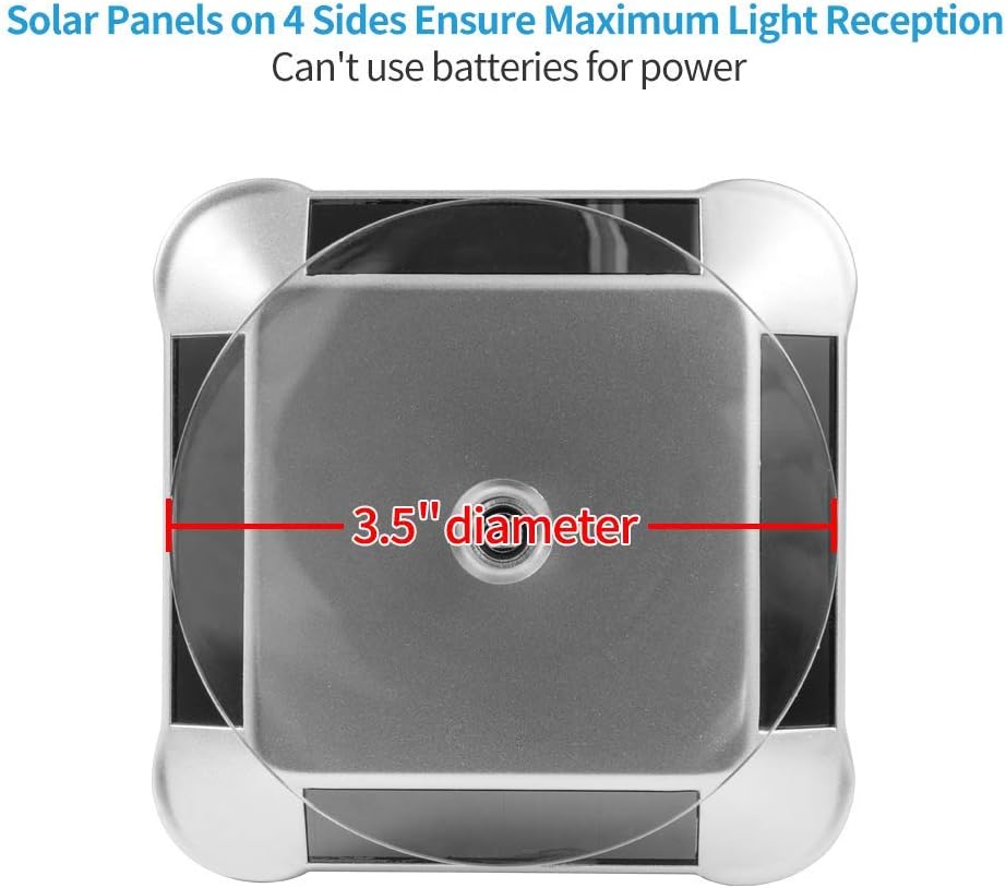 Set lampa UV LED pentru rasina imprimanta 3D405nm, cu platforma rotativa 360° cu panou solar, pentru uscare modele 3D