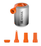 Pompa electrica portabila, acumulator 3600mAh, 300 l/min, cu lampa LED, mini, incarcare USB, pentru umflare/dezumflare colace, saltea, barca gonflabila, camping